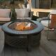 Fire Pit Bbq Ice Pit Heavy Large Outdoor Garden Heater Table Ronde Brazier&grill