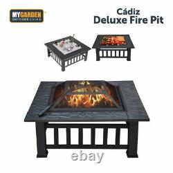 Firepit Bbq Grill Garden Patio Heater Poêle Fire Pit Brazier Barbecue Ice Bucket