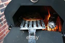 Four À Pizza Extérieur Charbon Wood Fired Bundle, Pierre, Pelure Et Couverture Inclus