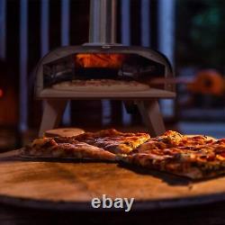 Four à pizza extérieur en bois portable en pierre inox en acier inoxydable