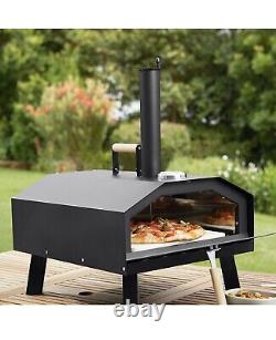 Four à pizza portable à bois et à granulés, pour barbecue de table, fumoir extérieur de jardin.