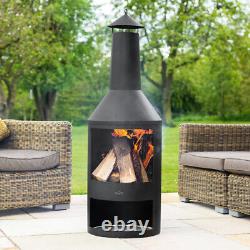 Harrier Chiminea Fire Pits 3 Styles / Tailles Luxury Outdoor Log Burners Wood Burners
