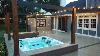 Incredible Deck Avec Construit Dans Hot Tub Full Backyard Makeover Time Lapse