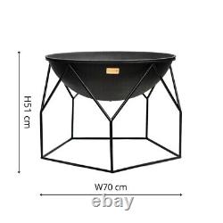 Ivyline Buckingham Outdoor Firebowl en fonte