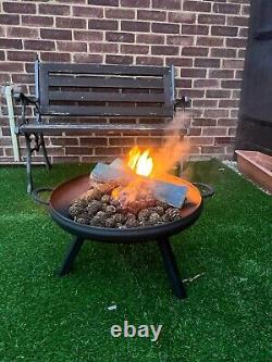 Jardin de terrasse avec fosse à feu, barbecue extérieur, chauffage, gril de camping - Livraison rapide gratuite au Royaume-Uni