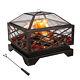 Piscine Extérieure Bbq Bowl Garden Patio Heater Extra Large Barbecue Grill Uk