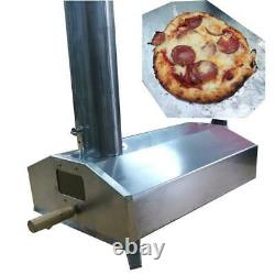 Portable Mini Wood Fired Pizza Four Pellet Charcoal Grill Outdoor Bbq Camping