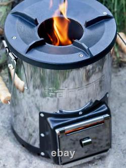 Réchaud à bois Petromax Rocket Stove pour le camping