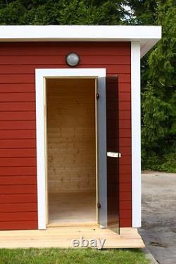 Sauna Cabin Shed Jardin Extérieur En Bois, Mieux Que Le Canon Harvia Wood Fired