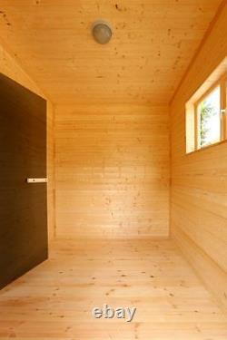 Sauna Cabin Shed Jardin Extérieur En Bois, Mieux Que Le Canon Harvia Wood Fired