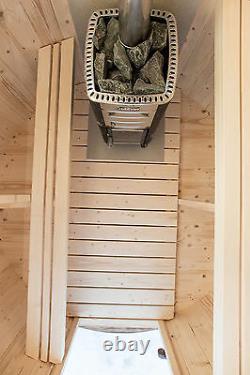 Sauna Vertical Sauna Extérieur De Jardin En Bois, Mieux Que Le Canon Harvia Wood Fired