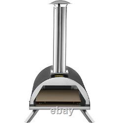 Vevor Wood Fired Oven Portable Pizza Oven 12 Pizza Oven Outdoor With Feed Port
