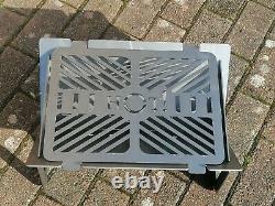 Vw Flat Pack Fire Pit & Gril Bbq Camping Camping Camping Camper